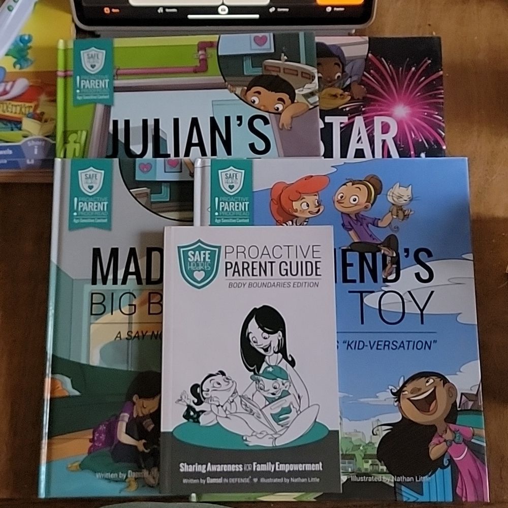 Damsel In Defense Safe Hearts Books w/Proactive Parent Guide